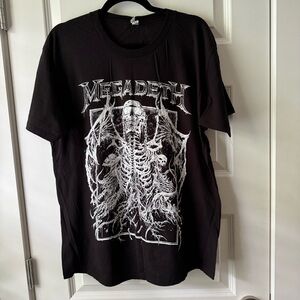 Megadeth Black Graphic T-Shirt XL